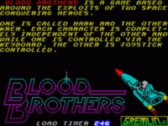 Blood Brothers (1988)(Gremlin Graphics Software)[48-128K] Rom
